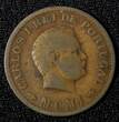 Bronze 1903 India-Portuguese Charles I  1901 1/4 Tanga Lisboa mint KM# 15 (27 988) Uncertified