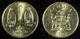1 Kwacha Zambia Brass 1992  Two Taita falcons UNC KM# 38 RANDOM PICK (1 Coin) (3)