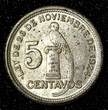 5 Centavos Guatemala Silver 1943  Philadelphia Mint UNC KM# 238.2 (28 124)