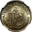 10 Cents South Africa Silver 1964  Jan van Riebeeck NGC MS63 Toned KM# 60 (038)