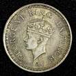 1/4 Rupee India-British George VI Silver 1945  Nice Toned KM# 547 (27 306) Uncertified