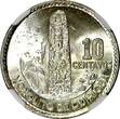 10 Centavos GUATEMALA Silver 1964  NGC MS64 LUSTER KEY DATE KM# 262 (023)
