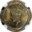 1/2 Anna India-British George VI 1946 (C)  Calcutta Mint NGC MS63 KM# 535.1 (050)