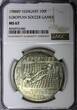 100 Forint HUNGARY 1988 BP  NGC MS67 Europe Football Championship KM# 665 (40)