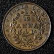 1/12 Anna India-British East India Copper 1835  KM# 445 (28 015) Uncertified