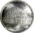 25 Piastres EGYPT Silver AH1376 1957  NGC MS65 National Assembly KM# 389 (003)