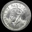 Rupee India-British George VI Silver 1942 (B)  Bombay aUNC/UNC KM# 557 .1 (783)