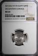 2 Piastres Egypt Occupation Coinage Silver AH1335/1917 H  NGC MS63 KM# 317.2 (37)