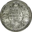 Rupee India-British George VI Silver 1940 (B)  NGC AU DETAILS KM# 556 (010)