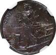 1 Centesimo Italy Vittorio Emanuele III Bronze 1916 R  NGC MS63 BN KM# 40 (039)