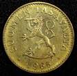 50 Pennia Finland Aluminum-Bronze 1965 S  UNC/BU Toned KM# 48 (24 110)