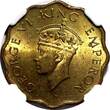 1 Anna India-British George VI Nickel-Brass 1943 (C)  NGC MS63 KM# 537a (024)