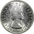 1954 Florin 1954 Australia Silver  Royal Visit of Elizabeth II High Grade KM# 55 (252) Uncertified