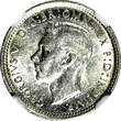 3 Pence AUSTRALIA George VI Silver 1943D  NGC AU58 KM# 37 (011)