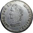 4 Soles BOLIVIA SILVER 1859PTS FJ  Full Details XF Condition KM# 123.3 (4990) Uncertified