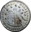 4 Soles BOLIVIA SILVER 1859PTS FJ  Full Details XF Condition KM# 123.3 (4990) Uncertified