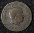 Bronze India-Portuguese Charles I  1903 1/4 Tanga Lisboa mint KM# 15 (27 987) Uncertified