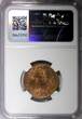 1/4 Anna India-British George V Bronze 1935 (C)  NGC MS64 RB KM# 512 (016)