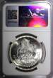 5 Pounds Egypt Silver AH1409 1989  NGC MS64 Mintage-5,000 37.2 mm KM# 665 (013)