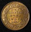 1/4 Anna India-British George V Bronze 1930 (C)  Calcutta UNC KM# 512 (728)