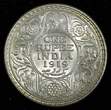 Rupee India-British George V Silver 1919 (C)  Calcutta Mint KM# 524 (27 318) Uncertified