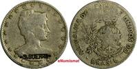 Brazil 200 Reis 1901 Brazil 1901  Liberty Counterstamp '' S.GUERRA'' KM#... 37.23 £  +  11.17 £ shipping