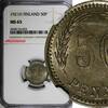 Finland 50 Penniä Finland 1921 H 50 Penniä Heaton's Mint NGC MS65 1 GRADED HIGHEST KM# 26 (023) -