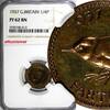 United Kingdom 1937 Farthing 1937 Great Britain George VI Proof  NGC PF62 BN Mint-26,400 KM# 843 (3)