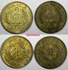 Tunisia 2 Francs 1921 TUNISIA LOT OF 2 COINS 1340/1921  XF-UNC Condition... 18.62 £  +  11.17 £ shipping