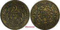 Tunisia 2 Francs 1924 TUNISIA Chambers of Commerce 1343/1924  Mintage 50... 6.33 £  +  11.17 £ shipping