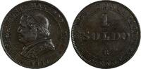 Holy See (Vatican City State) 1 Soldo Italian States PAPAL STATES Pius IX Copper 1867-XXI KM# 1372.2 (19 430) -
