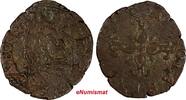 Italy Soldino Italian States Milan Charles II (1665-1700) Billon KM# 70,MIR-385 (447) -