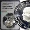 Tunisia 1 Dinar Tunisia Silver 1969 FM NI St. Augustine NGC PF66 ULTRA CAMEO KM#296 (31) -
