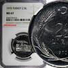Turkey 2 1/2 Lira 1970 Turkey 1970  NGC MS67 Mintage-200,000 TOP GRADED ... 37.23 £  +  11.17 £ shipping