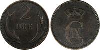 Denmark 2 Øre 1891 Denmark Christian IX Bronze 1891 CS  21mm KM# 793.1 (... 5.96 £  +  11.17 £ shipping