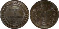 Tunisia 5 Centimes 1907 Tunisia Muhammad V Bronze AH1325//1907 A  High G... 14.89 £  +  11.17 £ shipping