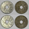 Tunisia 10 Centimes 1918.1920 TUNISIA LOT OF 2 COINS Muhammad V 1918-192... 16.75 £  +  11.17 £ shipping