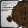Denmark Bronze 1910 Denmark Frederik VIII  1910 VBP, GJ 1 Ore NGC MS62 B... 40.95 £  +  11.17 £ shipping