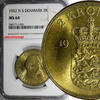 Denmark 2 Kroner 1952 Denmark Frederik IX Aluminum-Bronze 1952 N S  NGC ... 31.65 £  +  11.17 £ shipping