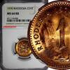 1 Cent RHODESIA Bronze 1970 NGC MS64 RB NICE RED TONING KM# 10 (006) -
