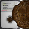 Italy 1 Centesimo Italy Vittorio Emanuele III Bronze 1904 R NGC MS64 BN KM# 35 (241) -