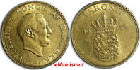 Denmark 1 Krone 1955 Denmark Frederik IX 1955  XF Condition 25.5mm KM# 8... 11.17 £  +  11.17 £ shipping