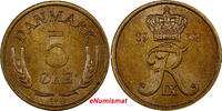 Denmark 5 Øre 1962 Denmark Frederik IX Bronze 1962  Choice UNC .Luster K... 7.45 £  +  11.17 £ shipping