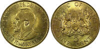Kenya 5 Cents 1975 Kenya Nickel-Brass 1975  25.5 mm UNC Llantrisant Mint... 1.86 £  +  11.17 £ shipping