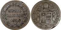 1/2 Baiocco Italian States PAPAL STATES Mezzo 1836 KM# 1319 Ex. Eklund Coll (48) -