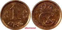 Denmark Bronze 1917 Denmark Christian X  1917 VBP; GJ 1 Ore aUNC KEY DAT... 44.68 £  +  11.17 £ shipping