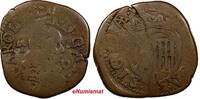 Italy ITALY Naples & Sicily Charles II (Carolus II) 1680 Grano Double Struck (11 352) -