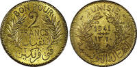 Tunisia 2 Francs 1941 Tunisia Aluminum-Bronze AH1360 1941  UNC Toned KM#... 16.75 £  +  11.17 £ shipping