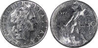 50 Lire Italy Stainless Steel 1977 24.8 mm KM# 95.1 (21 336) -