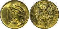 Peru 10 Centavos 1969 Peru Brass 1969  GEM BU KM# 245.2 (262) Uncertified 3.72 £  +  11.17 £ shipping